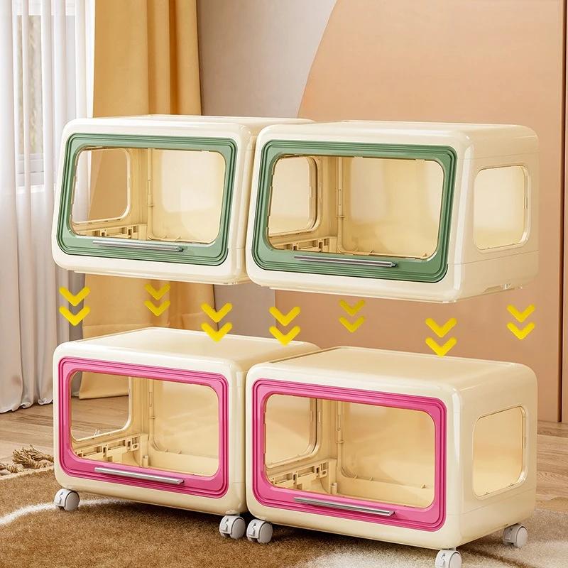 Multifunkční úložná skříňka Skříňka na drobnosti Velkokapacitní prachotěsná Skříňka na oblečení Úložné boxy pro domácnost Kancelář Kolej