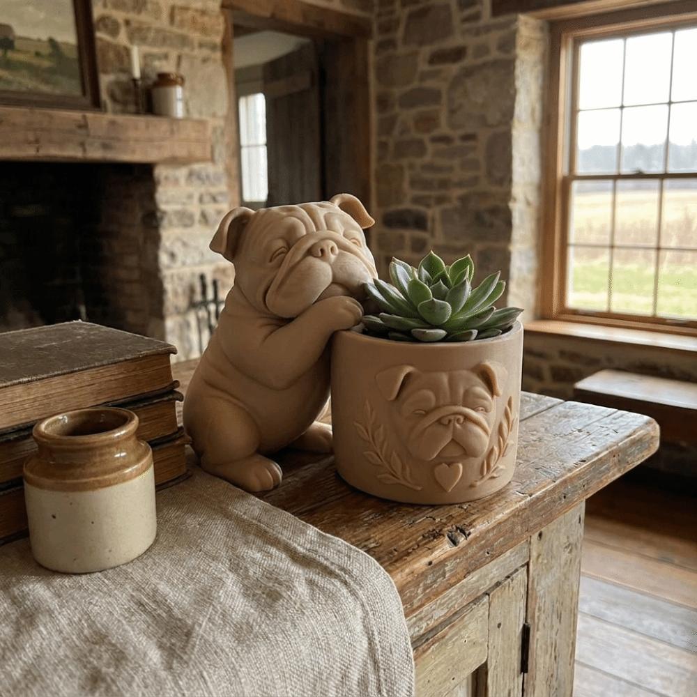 Animal Shaped Dog Shaped Planter Pot Funny Dog Succulent Planter  Garden Decoration