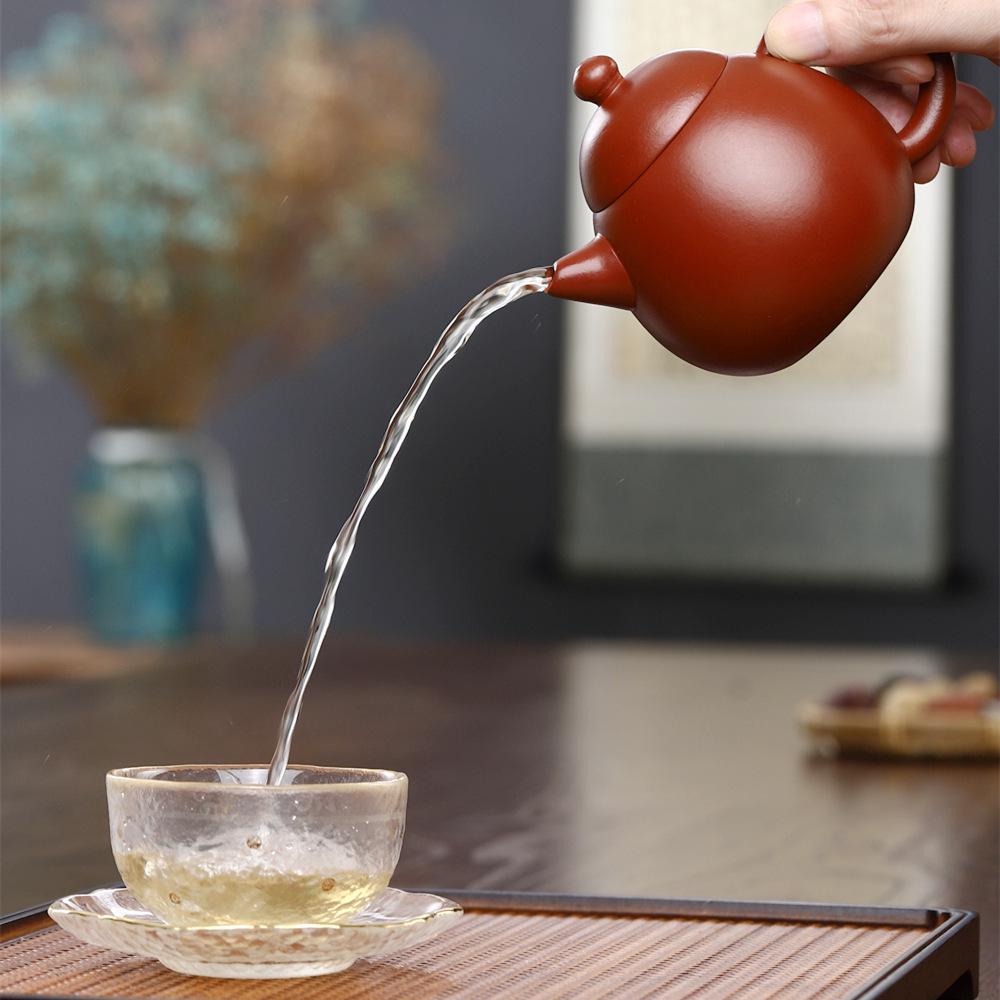 Dragon Egg Da Hong Pao Clay Handmade Yixing Zisha Tea Set