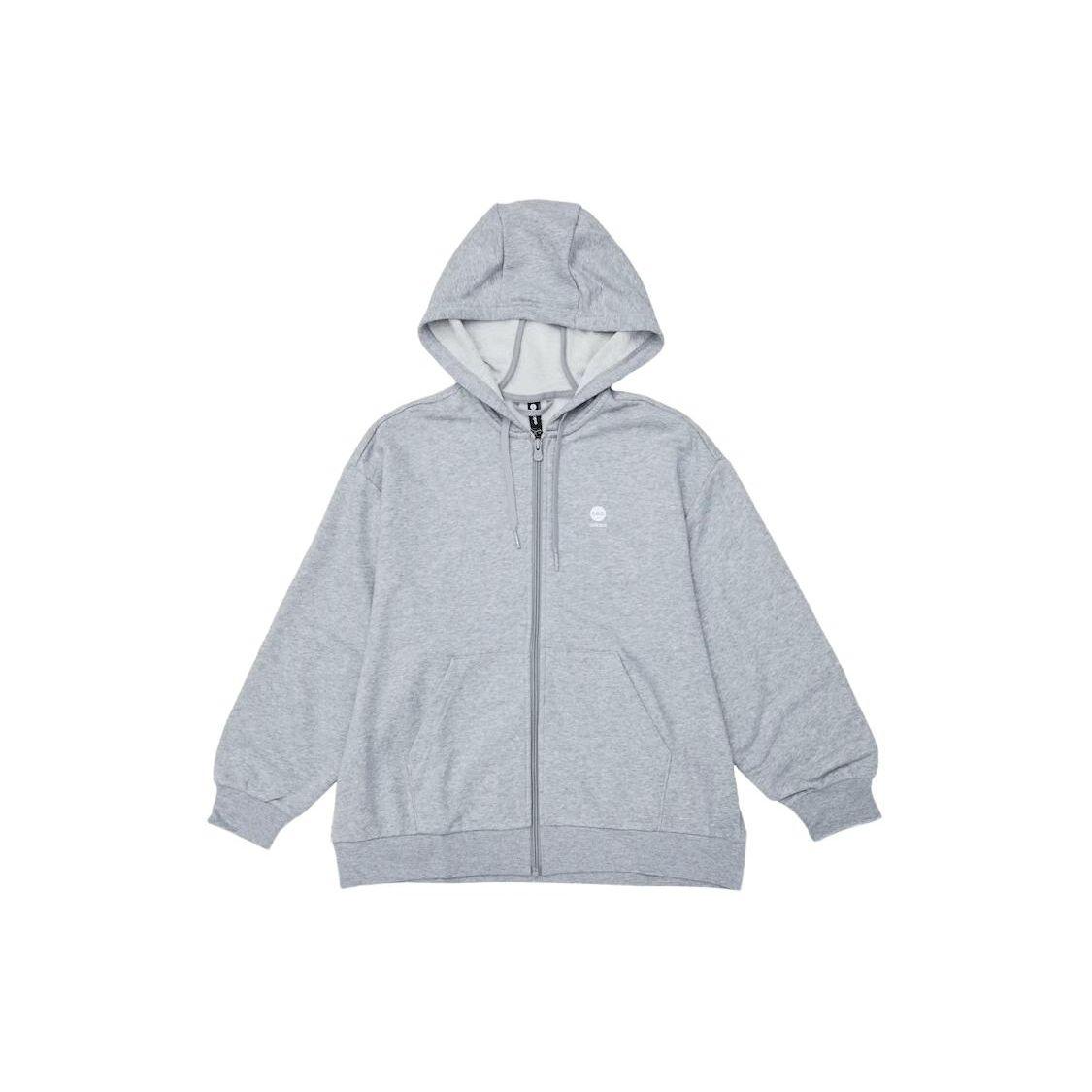 

Adidas однотонная свободная спортивная куртка на молнии с капюшоном женская куртка серая IK2433 2XL