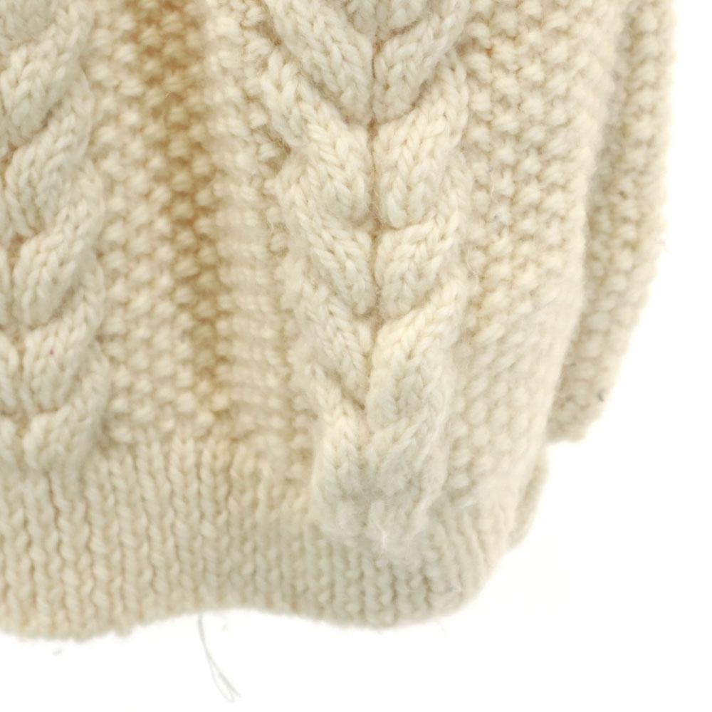 OLD Long Sleeve Fisherman Sweater Ivory Knit Cable Knit Women Used