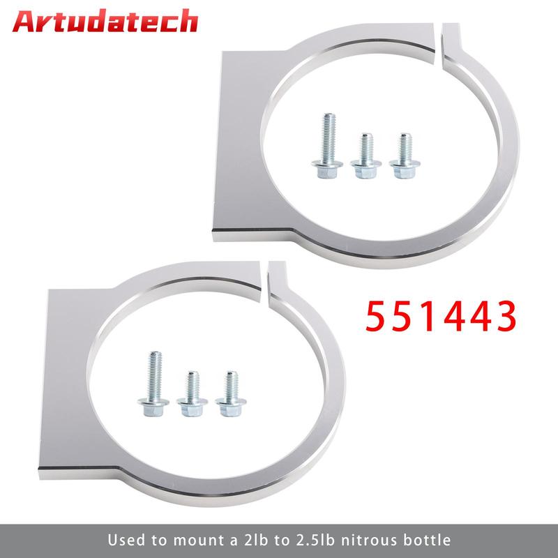 Artudatech 2 Pack 2lb Nitrous Bottle Bracket 2.5 4-3/8  Bottle Diameter Tank Mount