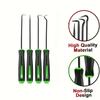 Präzisions-Haken und -Pick-Set, Auto Öl Dichtring/O-Ring Dichtung Pick Mini Präzisionshaken Professioneller Abzieher Entferner
