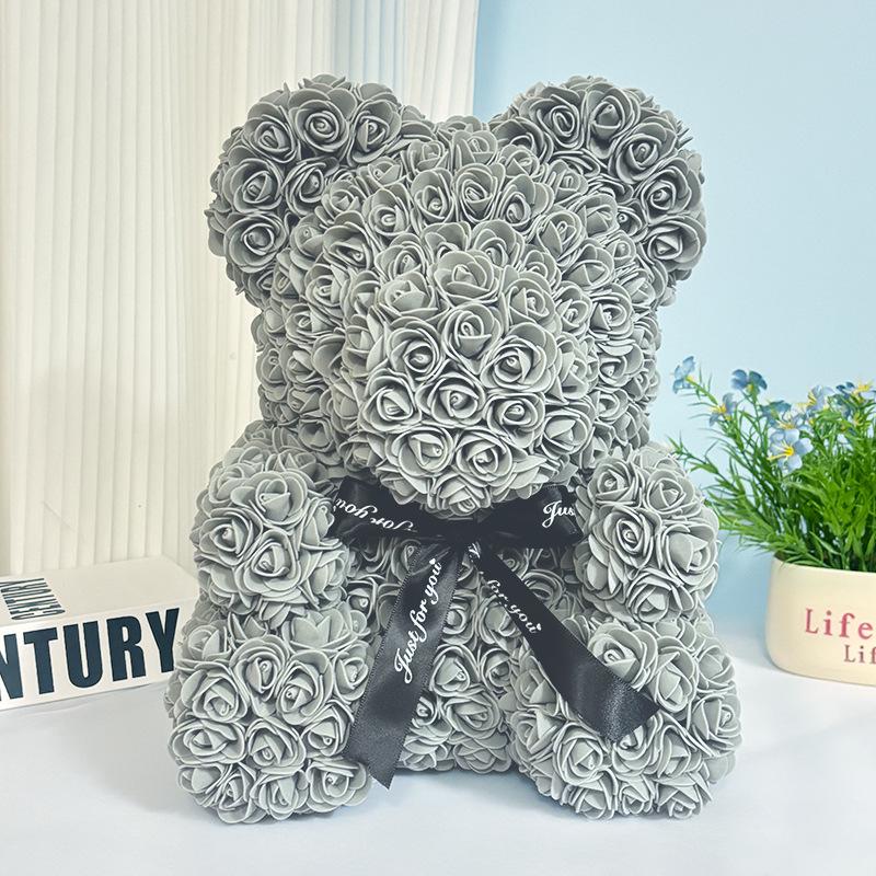 Rose Bear: Preserved Flower Gift for Girlfriend - Perfect for Birthdays, Valentine's, and Proposals