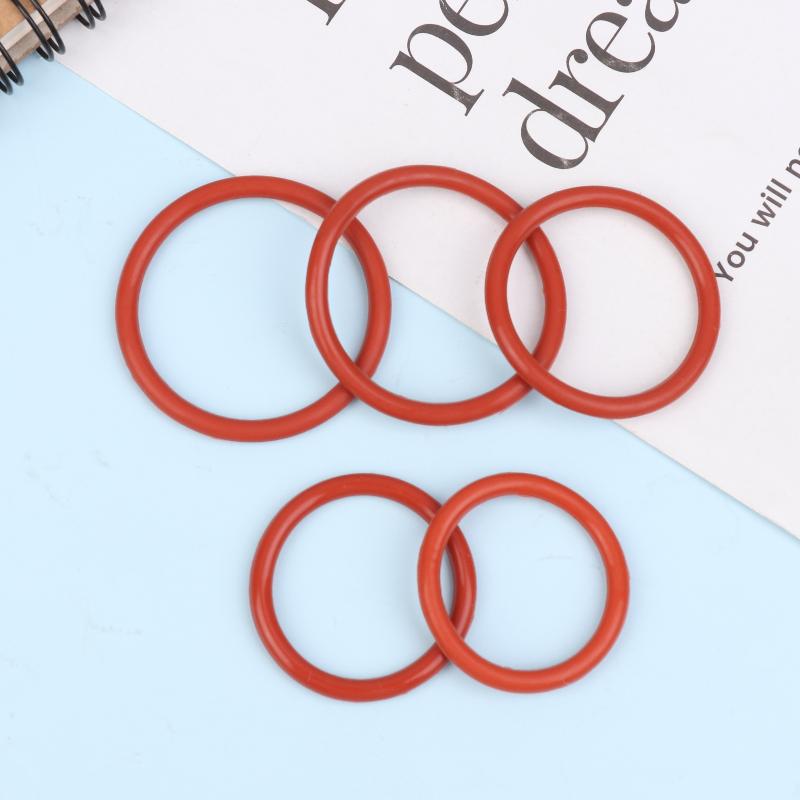 10 Stück Silikon-O-Ring für Kaffee 43,6*35*4,3 mm O-Ring VMQ Dichtung Dichtungsdicke 4,3 mm O-Ring Rotes Gummi