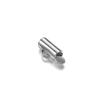 Sliding Buckle Earring Tassel Connector Tube Clip, 10-40mm Single Groove Slide Rail Tube