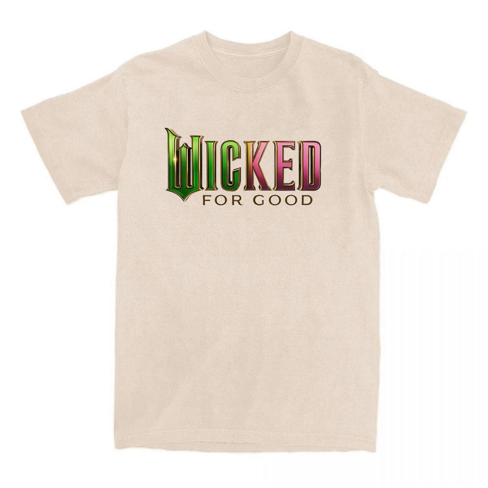 Wicked: for Good The Soundtrack T-shirt Cynthia Erivo Ariana Grande Tshirt Cotton Short Sleeve Women Tee-shirt Unisex Streetwear