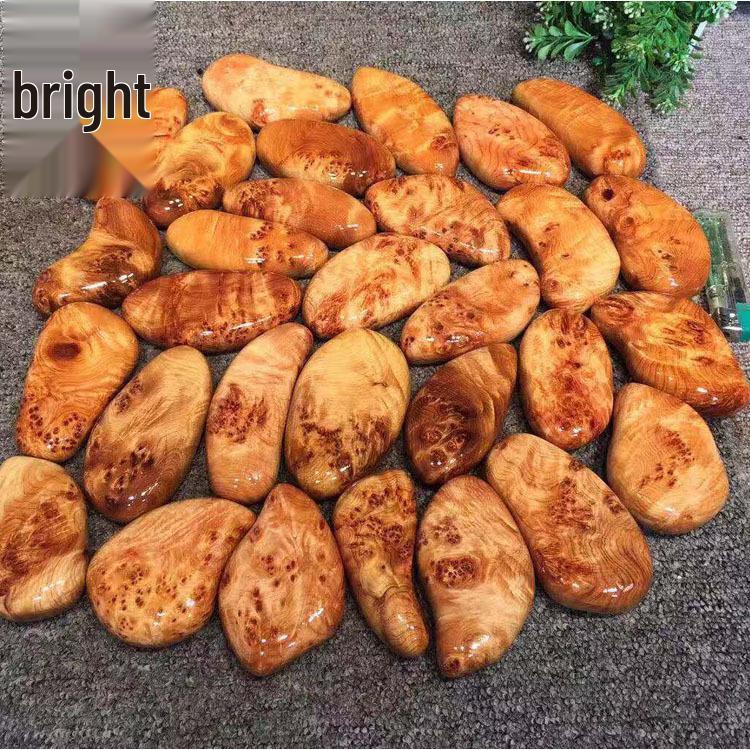 

Sichuan Liangshan Handheld Piece with Burl Wood, Creative Cultural Gift