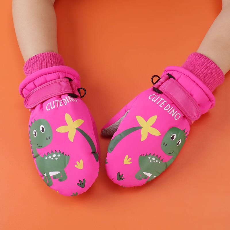 Children s Warm Fleece-lined Ski Gloves
