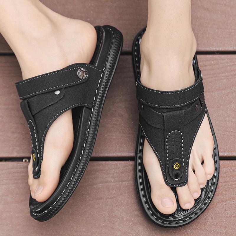 Fashion Hot sales Brand Men's Sandals Flip flop Summer Luxury Sandals Outdoor Men Beach Shoes Sandals Comfortable Travel walking shoes