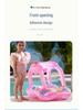 Large Toddler Boat-Themed Swimming Ring with Canopy & Steering Wheel