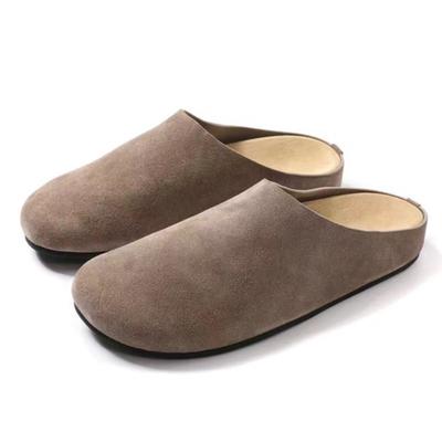 Crestar Moda Zapatillas Nuevas para Mujer Moda Primavera Suela Gruesa Casual Zapatos Planos Sandalias de Playa para Exterior Marca Zuecos de Ante Mules Zapatillas