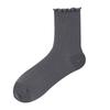 Summer Thin Black Ear-trimmed Socks, Women's Lace Breathable Mesh Breathable Women's Socks, Ballet Style Tube Pile Socks
