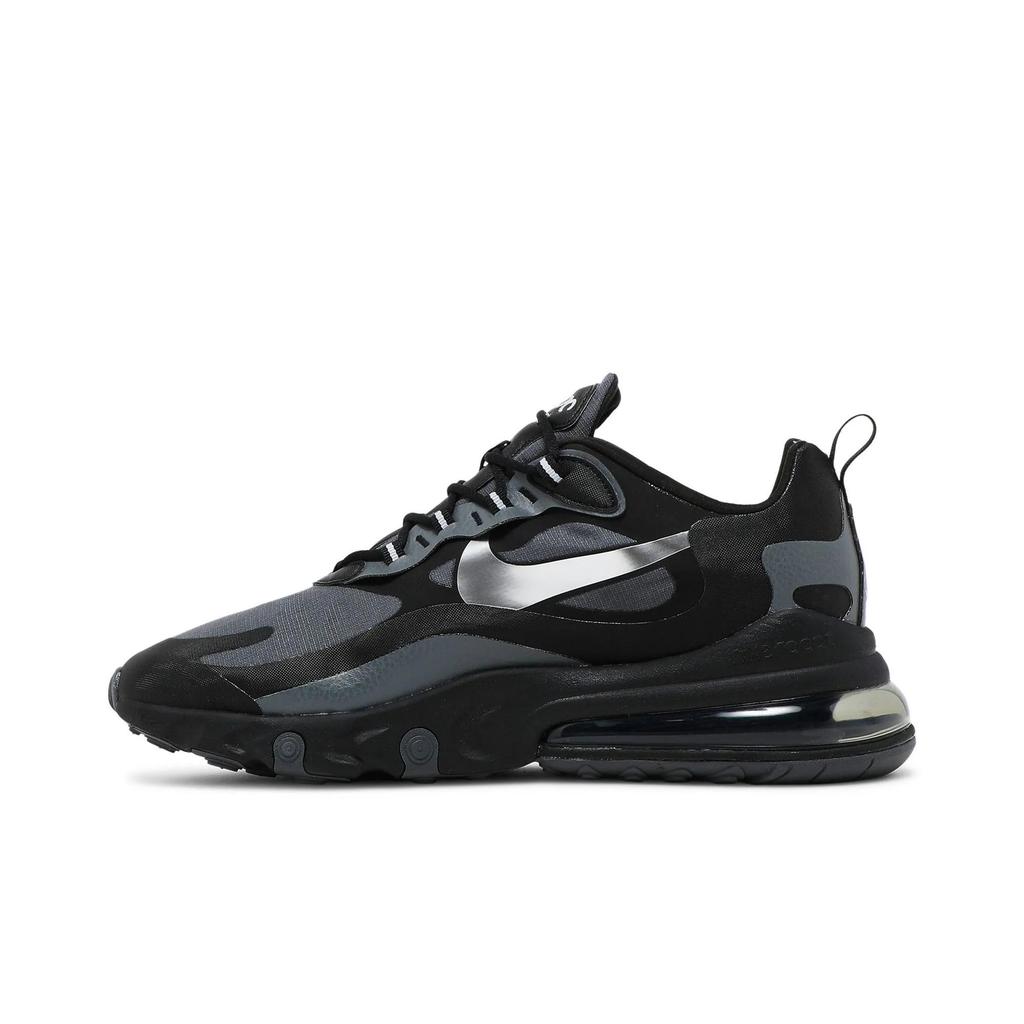 Nike Air Max 270 React WTR 'Waterproof' (Unisex) Black / Dark Grey / Metallic Silver Running Shoes CD2049 001