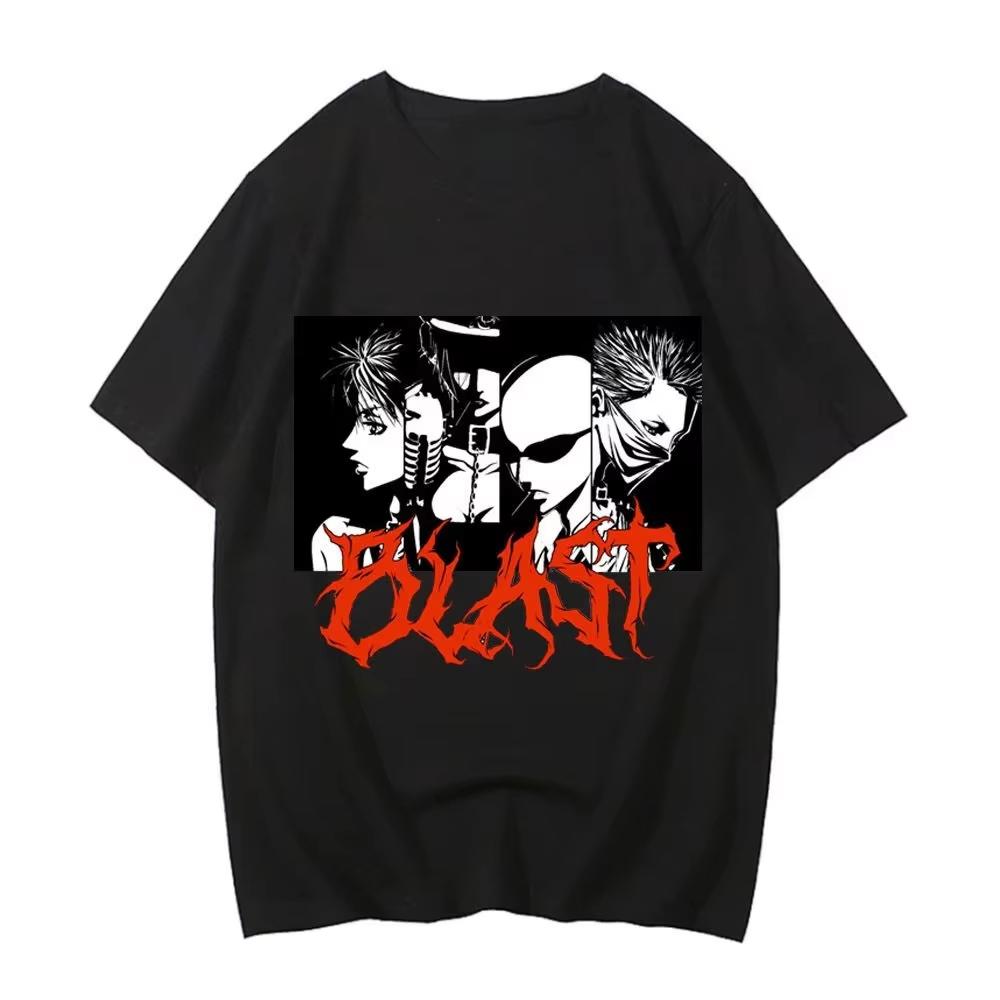 2026 New Japanese Manga NANA Black Stone & Osaki Nana Graphic‑Print Unisex Summer Short‑Sleeve