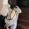 Tide cool tooling locomotive ins breast bag men's and women's daily commuting leisure large-capacity messenger bag