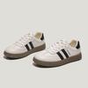 Retro Color Matching Platform German Training Shoes Women's 2025 New Fashion Versatile Round Head Lace-up Sports and Leisure Board Shoes