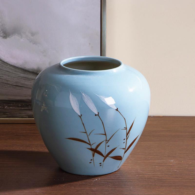 Moderní čínská keramická váza na sušené květiny – Kreativní domácí dekorace