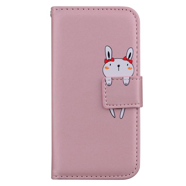 Leather Flip Wallet Phone Case For Samsung S10 S9 S8 S7 S20 Plus A51 A71 A70 A81 A91 Cartoon Cover Phone Bags For Note10 9 Pro