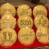 Bolo Grande Dourado 50mg 999 Puro Grau de Investimento Lembrança de Aniversário de Princesa Presente