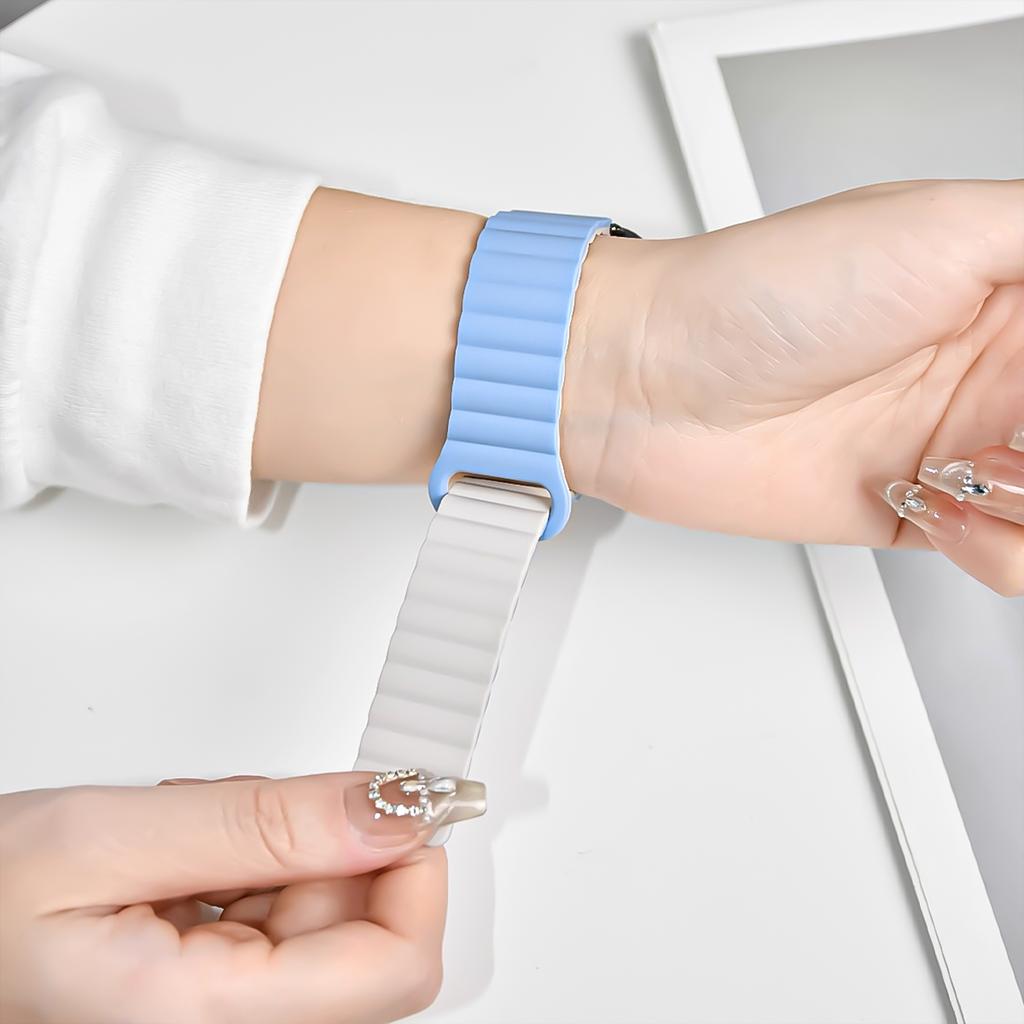 Magnetisches Schlaufenarmband für Samsung Galaxy Watch 8 40mm 44mm 8 Classic 46mm Silikon Sportarmband Correa Galaxy 8 Ultra 2025 47mm