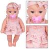 12'' Reborn Lifelike Toy Figure Interaction Toy Full Body Vinyl Simulation Baby Bath for Doll that Look Real for w/ Eyes