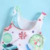 Summer Donut Lollipop Print Swimsuit for Girls