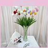 Artificial Flower Sphere With Flocking For Bridal Decorations And Studio Photography Props