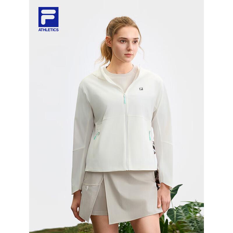 

FILA Women s 2025 Summer Outdoor Hooded Sun Protection Woven Jacket