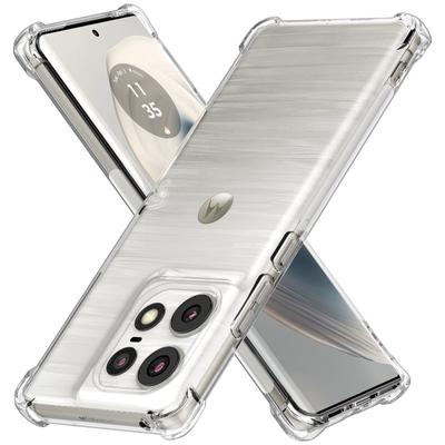 Transparente Airbag-stoßfeste Telefonhülle für Motorola Edge 50 Pro Kameraobjektivschutz TPU-weiche Rückabdeckung für Motorola Edge 50 Pro