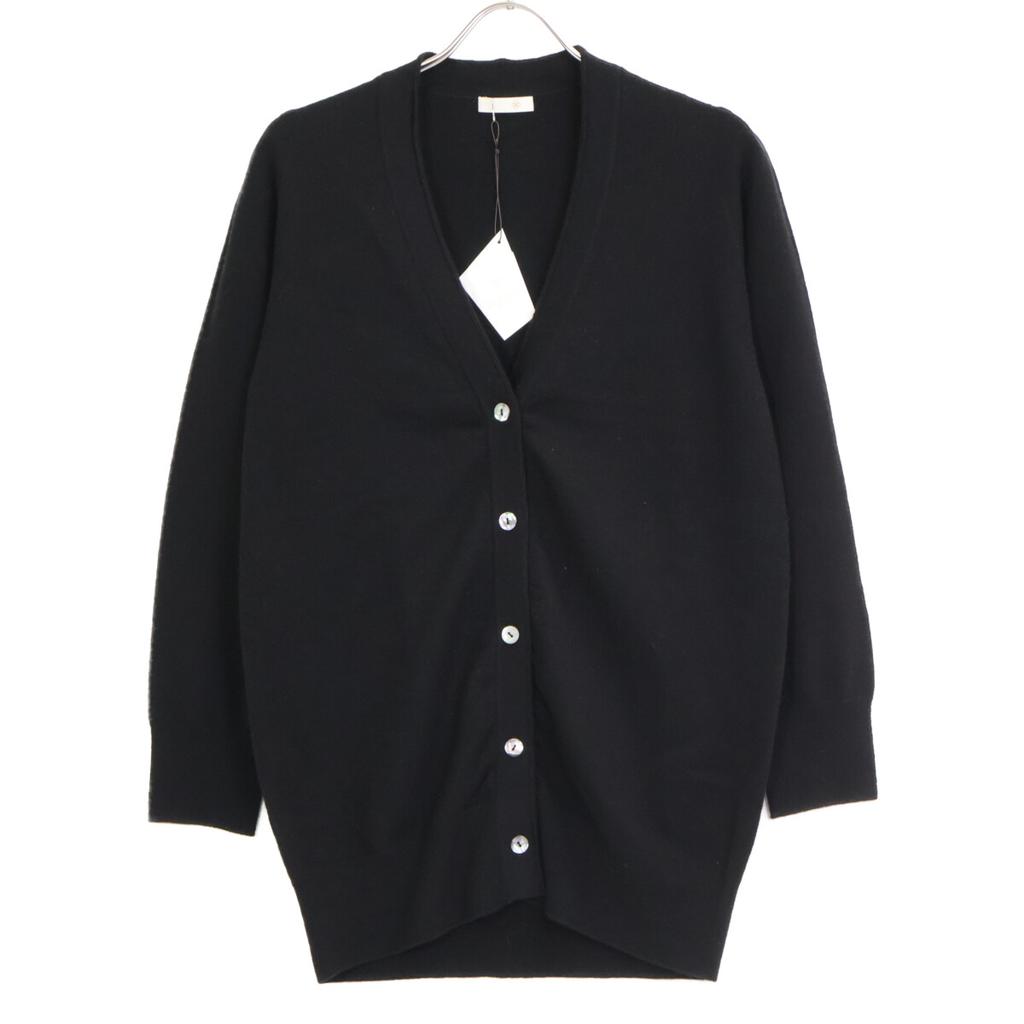 TOYOBOSHI Ito-Ki KURO Black 11IT-PC2504 Cashmere 100 Cardigan tops F blackUsed