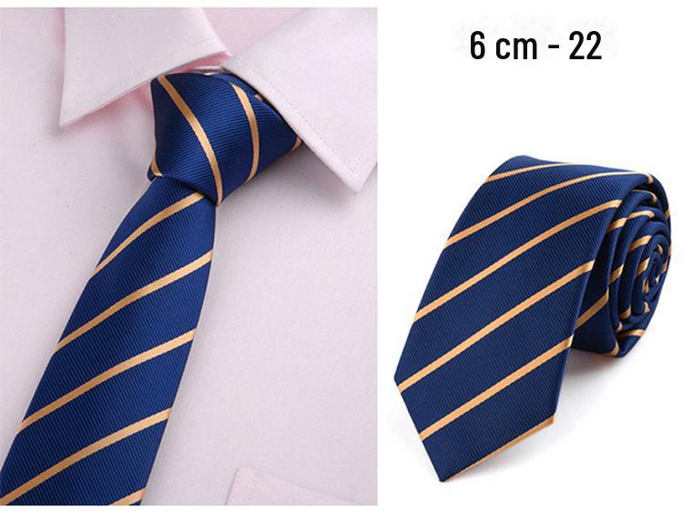 Men's Korean Style Polyester 6cm Business Ties