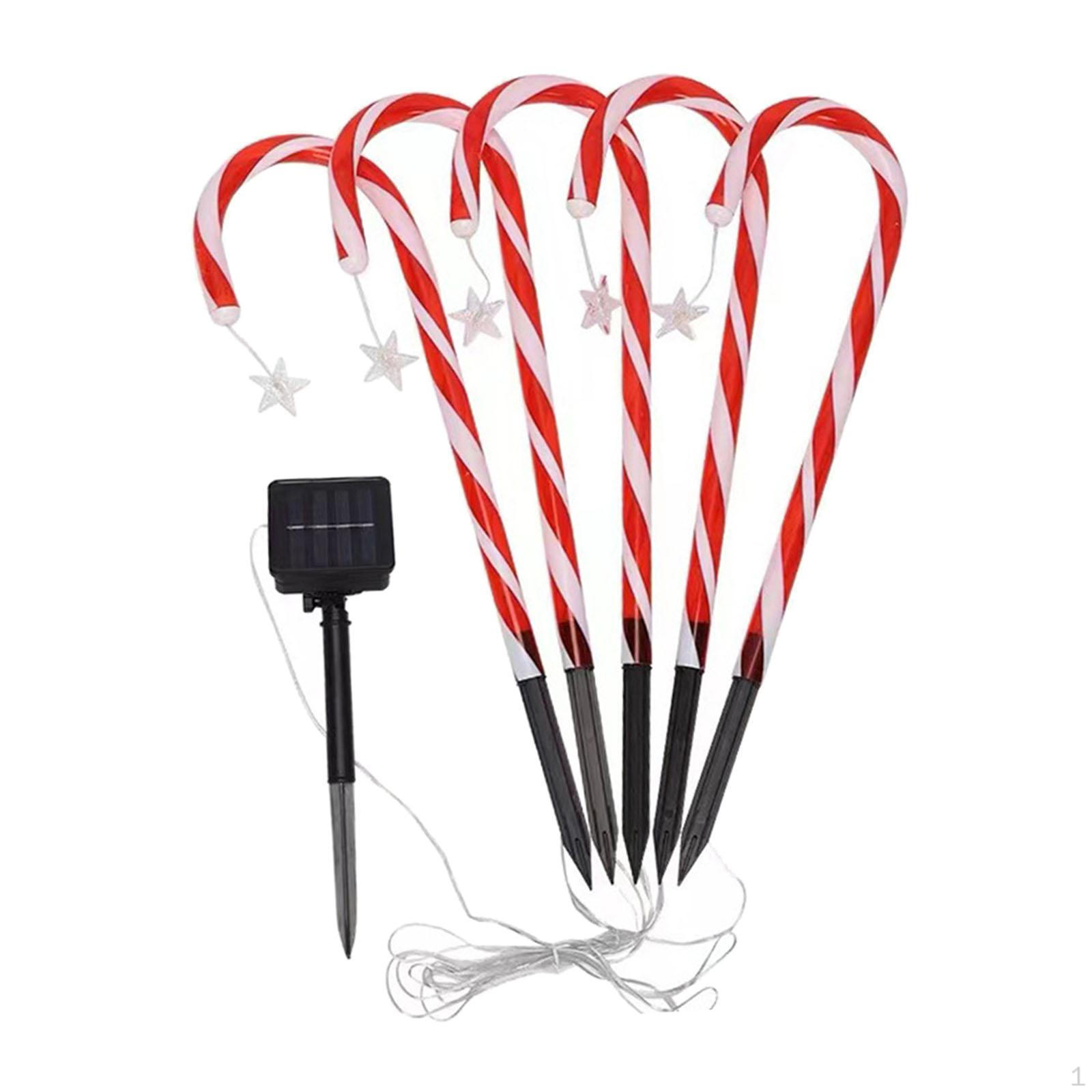 

Фигурка тростника, рождественское украшение на солнечной батарее, декоративный ландшафтный светильник для улицы 5 Pentagram