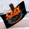 Ozzy Osbourne Logo Anime Microfiber Printed Beach Towel Mountain Climbing Yoga Beach Swimming Running Absorbent Soft Towel
