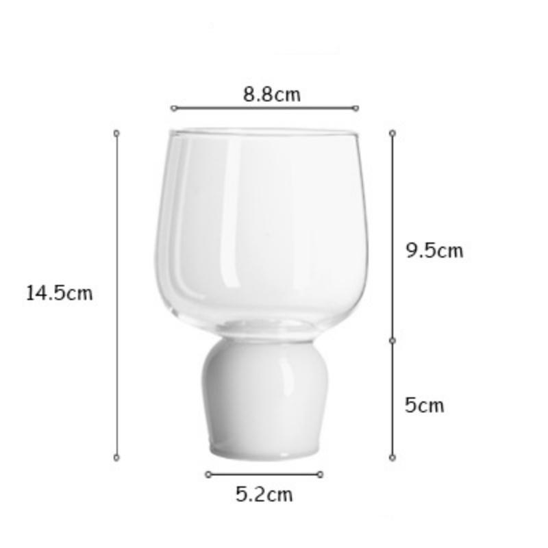 600ML Funny Drinking Glasses Cocktail Iced Coffee Beer Glass Cup for Water,Soda,Tea,Gift