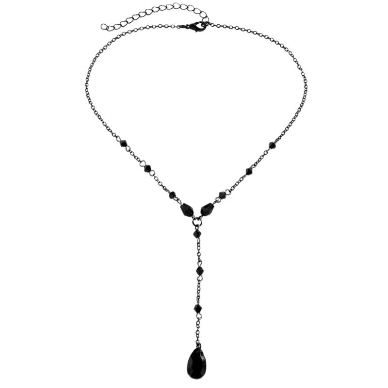 

Halloween Blood Pendant Clavicle Chain Necklace Elegant Blood Drop Fringe Choker Necklace Punk Hip Hop Jewelry Gift 1 чёрный