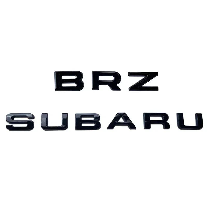 2025 for Subaru BRZ SYMMETRICAL AWD Car Rear Trunk Metal Emblem Stickers Auto Body Badge Tribeca XV STI Forester Impreza Outback X666
