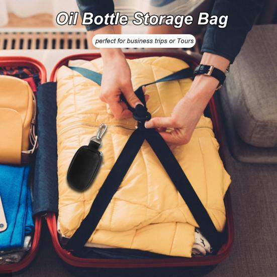 Úložný sáček Velkokapacitní Zavírání na zip Ochrana proti pádu Pohodlná 10 mřížek Láhev na esenciální olej Úložný sáček Domácí potřeby