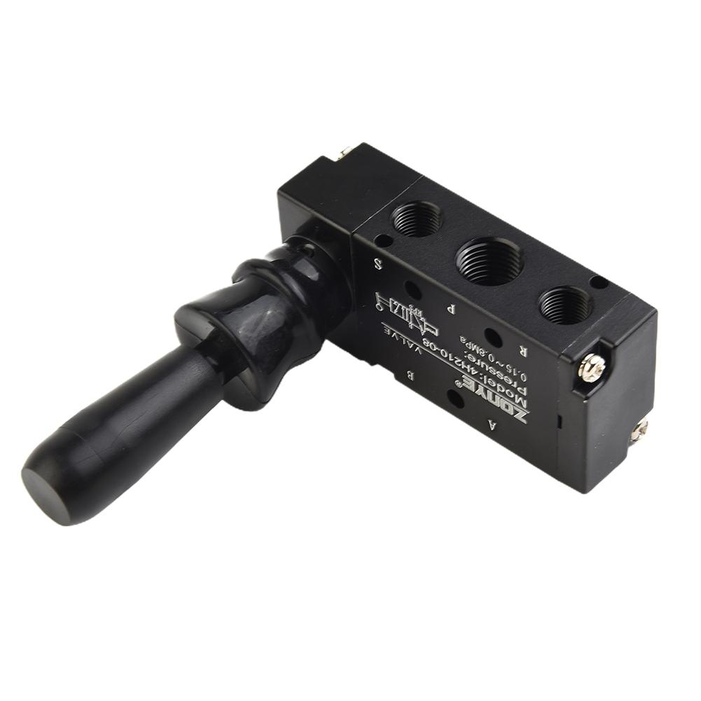 Hand Air Valve Pull Pneumatic 4H210-08 5 Port 2 Position 1/4In 1/4Inches