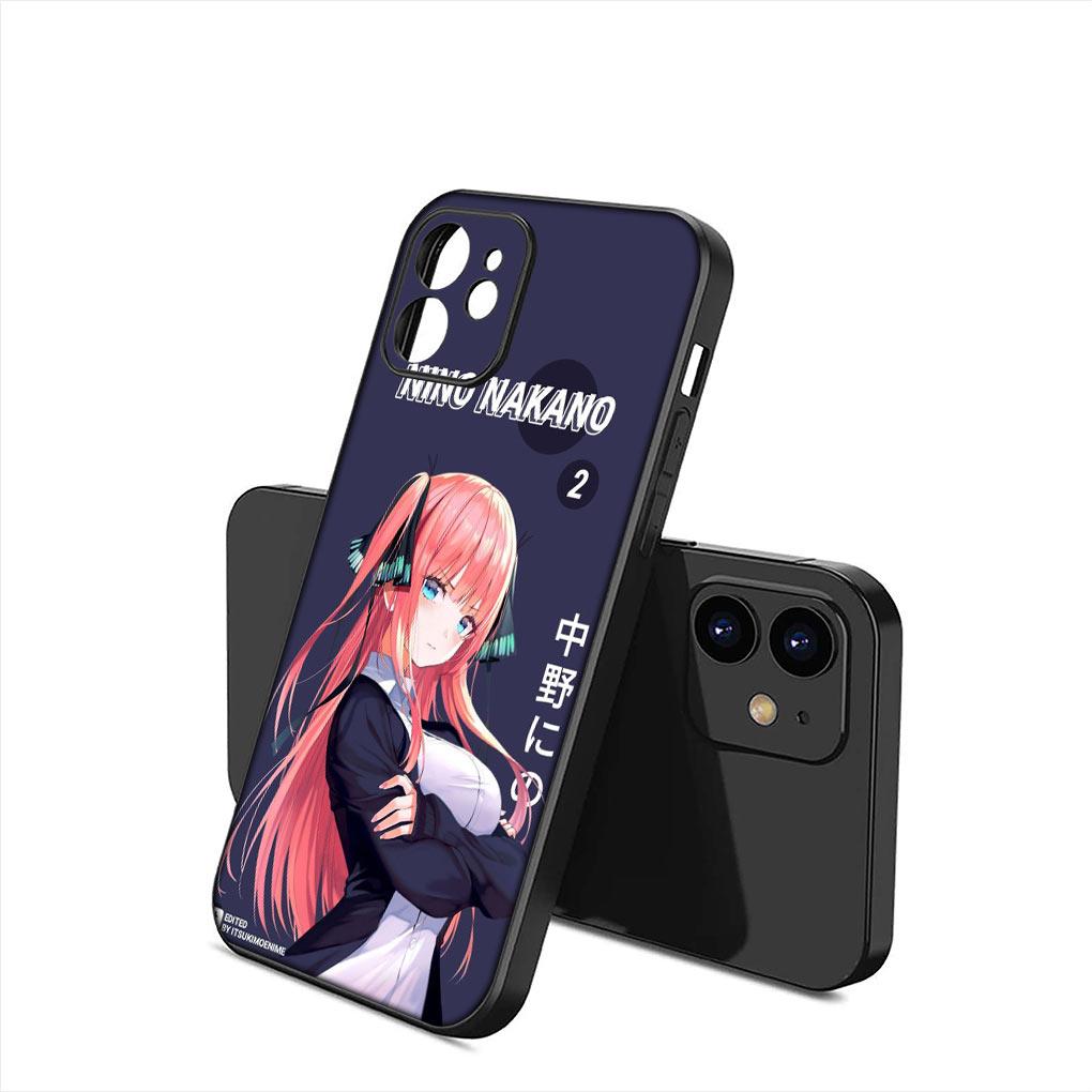 Nakano Ichika Miku Itsuki Nino Yotsuba Soft Phone Cover for Apple iPhone 15 14 Plus 13 12 Mini Pro Max XR + 13Pro 14+ 15+ Case