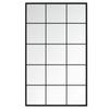 Vidaxl Wandleuchter, Schwarz, 100 x 60 cm, Metall