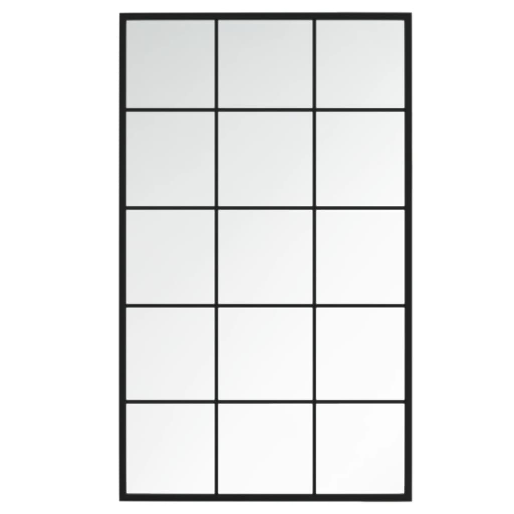 Vidaxl Wandleuchter, Schwarz, 100 x 60 cm, Metall