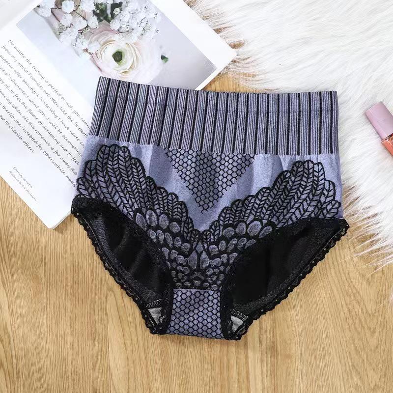 Women's High-Waist Lace Briefs: Tummy & Hip-Lifting, Second-Generation Design.