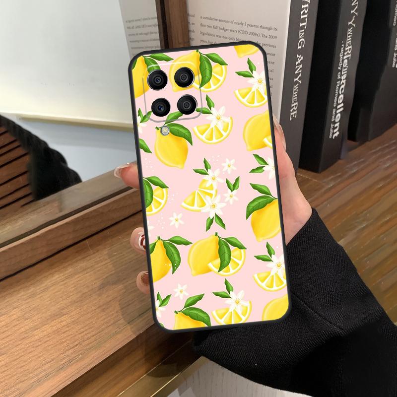 Lemon Fruit For Samsung Galaxy M13 M23 M33 M53 M21 M31 M51 M30s M20 M12 M32 M52 M14 M34 M54 Phone Case