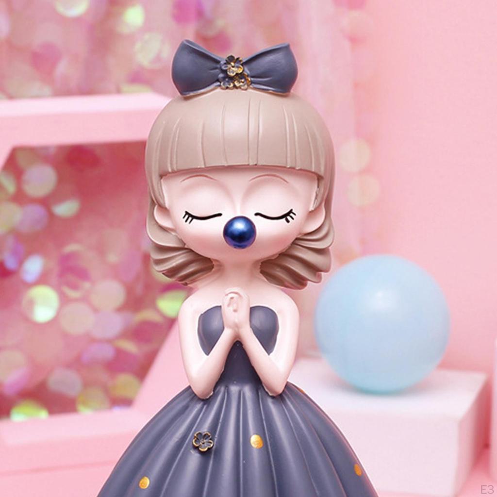 Figurine Statue Collectible Sculpture Cake for Deskp Decorations Birthday Gift