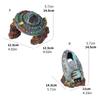 Modern Resins Ornaments For Fish Tanks Unique Underwater Art With Multiple Layered And Nonslip Base