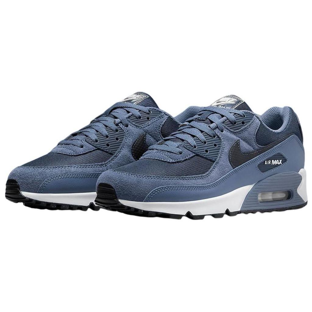 Nike Air Max 90 Diffused Blue Men Sneakers White Black Obsidian FD0664-400