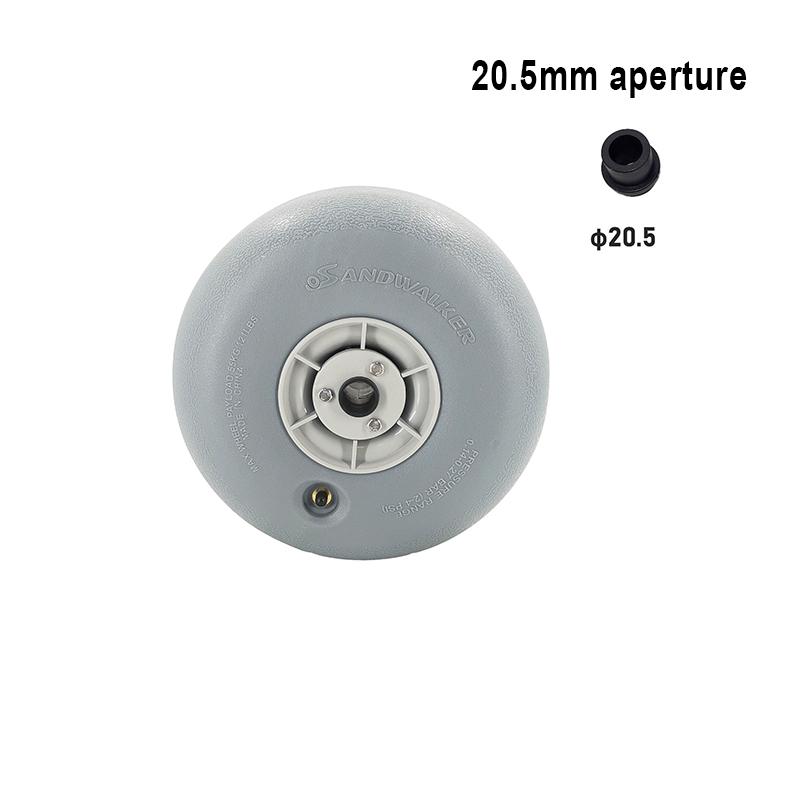 12-inch PU inflatable balloon wheel outdoor cart camping bike surfboard kayak replacement wheel upgraded version 1pcs A