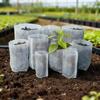 100pcs Non-Woven Plant Nursery Bags Pots Flowers Fruit Tree Seedling Biodegradable Fabric Pouch for Vegetable Seed Cultivation