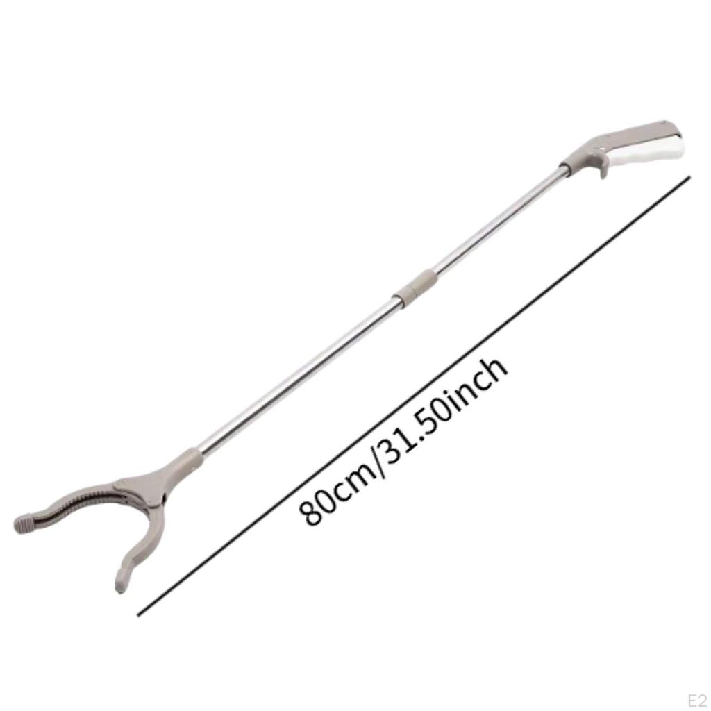 Grabber Reacher Tool Pick Up Grab Versatile Ergonomic Stainless Steel Garbage Clip